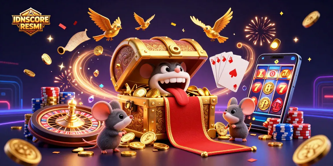 Experience thrilling gaming at IDNSCORE RESMI with dynamic slots, vibrant coins, and festive celebrations
