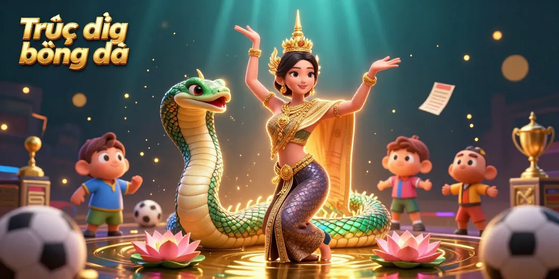 Experience Trực tiếp bóng đá with live betting in a dynamic 3D digital illustration.