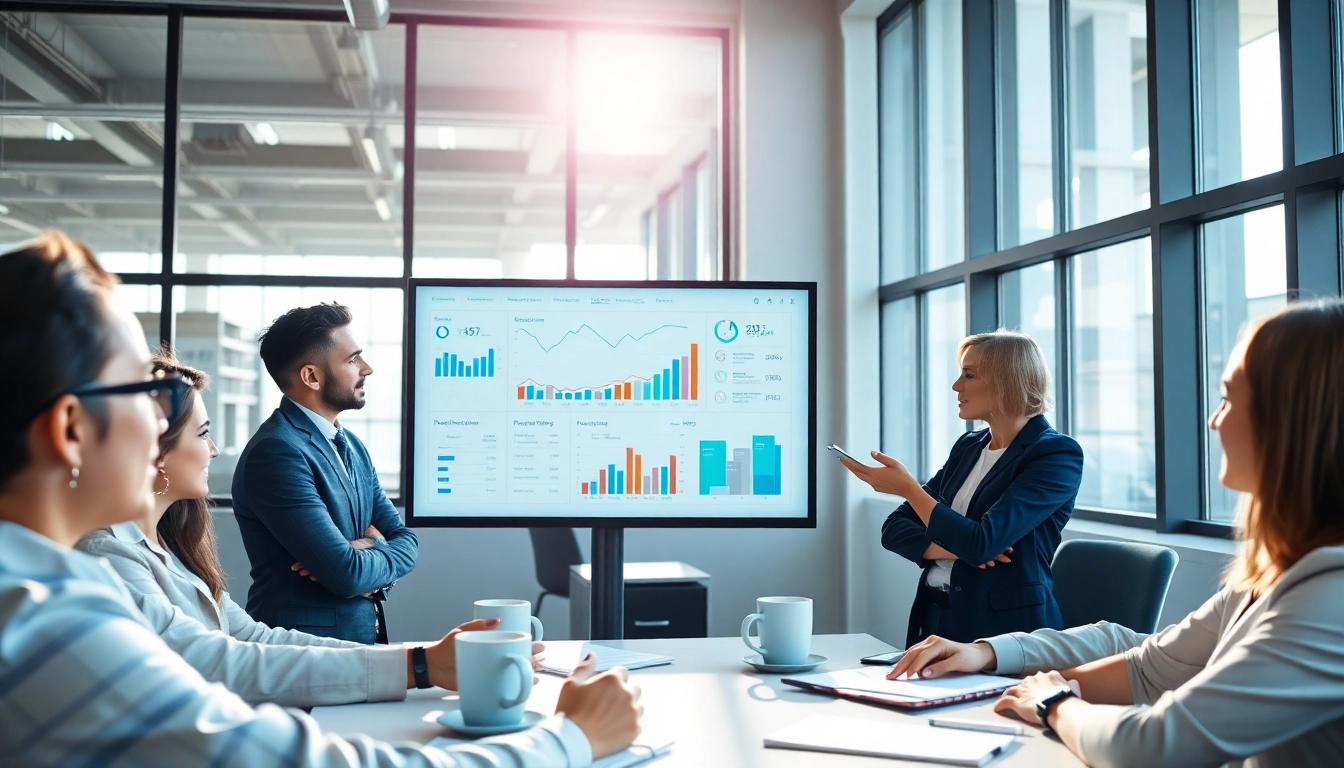 Boost performance optimisation Sydney with a dedicated team collaborating in a modern office.