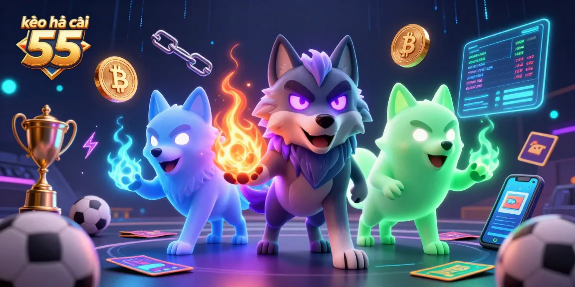 Engage with kèo nhà cái 55 in a vibrant sports betting scene featuring dynamic elements.