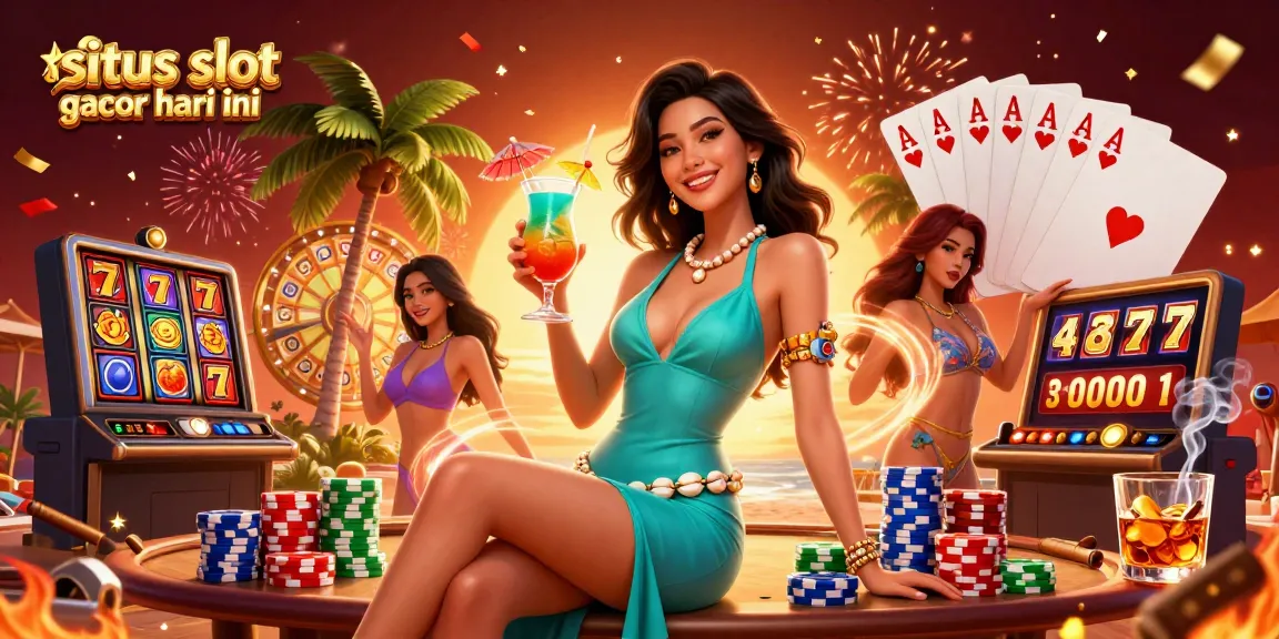 Rasakan kegembiraan menang di situs slot gacor hari ini dengan penghitung jackpot dan gulungan slot berwarna-warni.