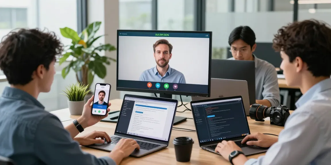 Age verification system in a professional environment showing a tech team collaborating on user compliance.