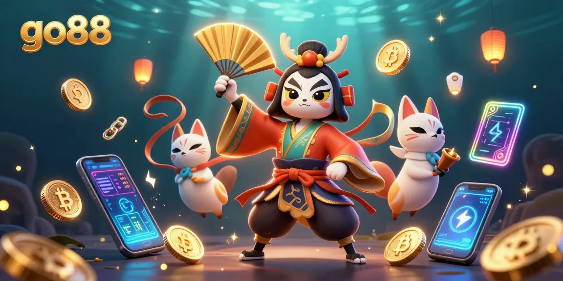 Engage with go88 and experience dynamic crypto casino excitement in a vibrant 3D scene.