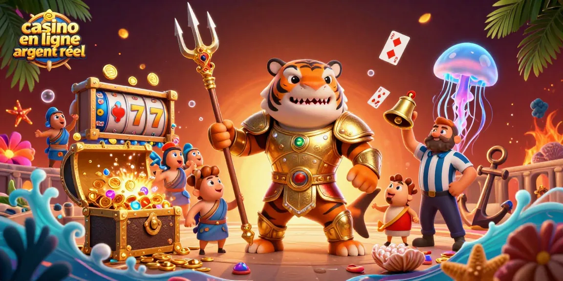 Expérimentez le frisson du casino en ligne argent réel avec notre illustration dynamique de jeu.