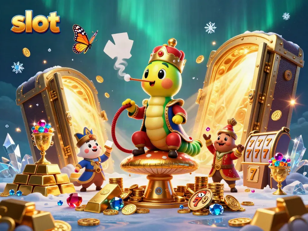 Spin the slot reels with golden treasure and vibrant casino-themed visuals.