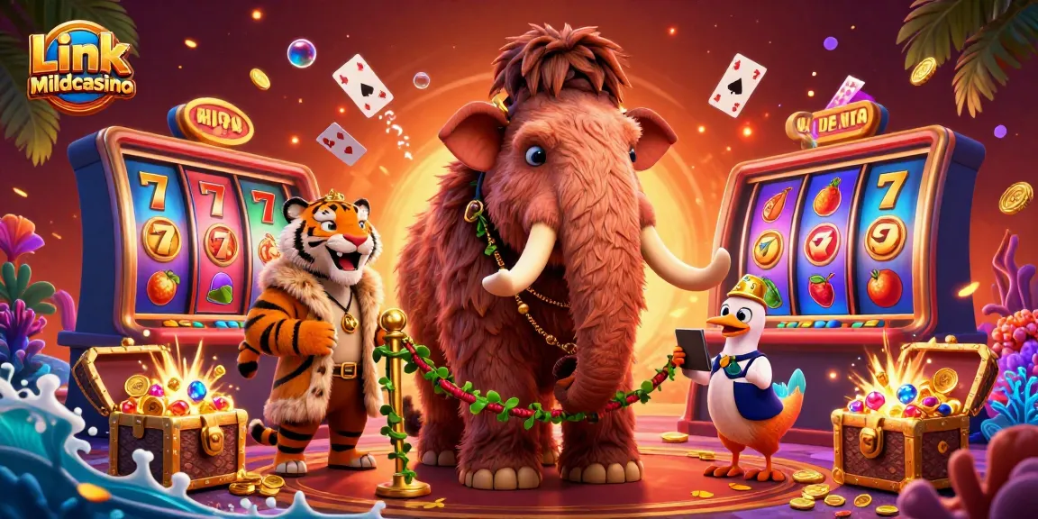 Experience excitement with the Link Mildcasino bouncer checking IDs at a lively casino entrance.