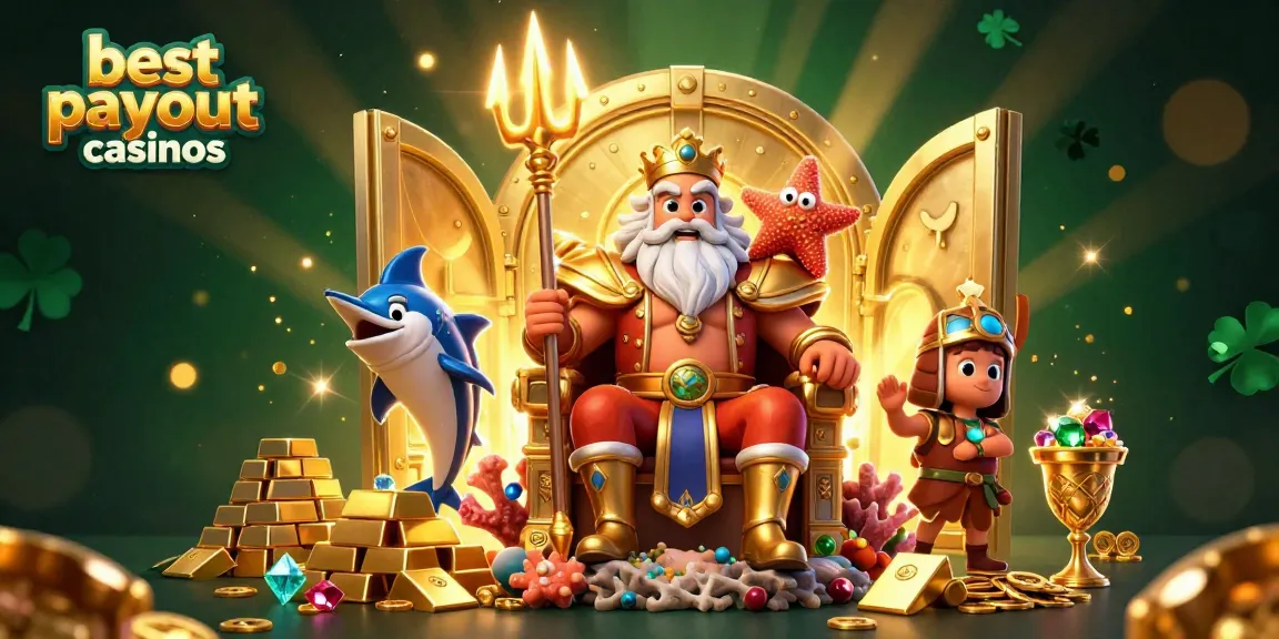 Discover fantastic wins at the best payout casinos featuring Neptune, treasure, and exciting gambling elements.