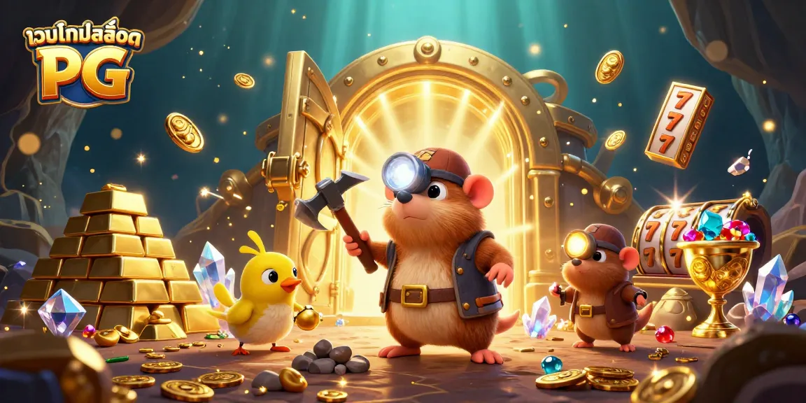เล่นเกมสล็อต PG สนุกไปกับการขุดทองและรูปแบบเกมส์ใหม่ในโลกใต้ดิน