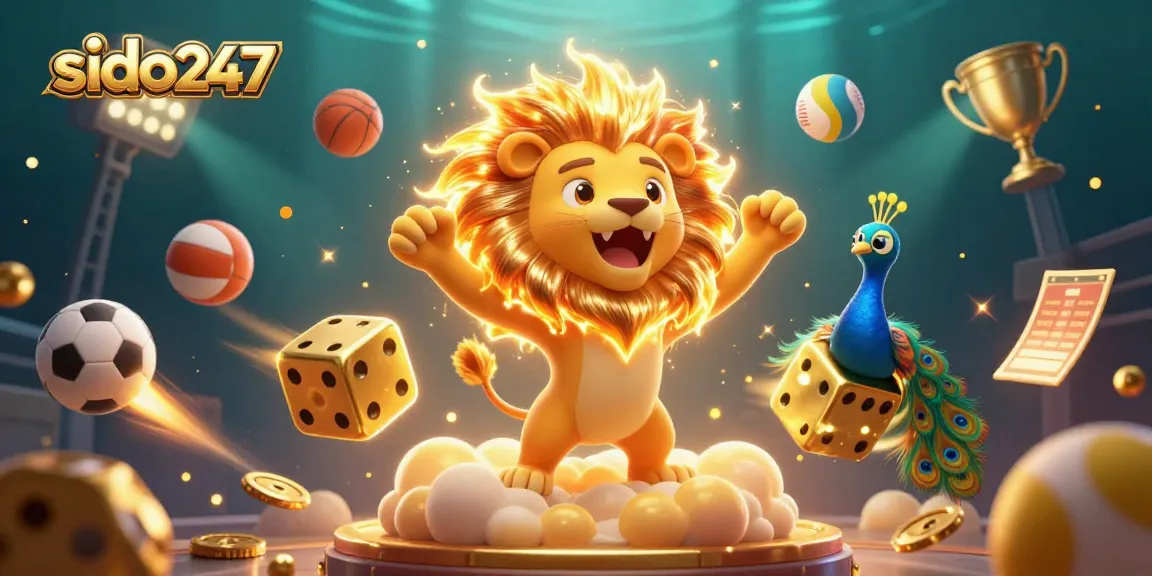 Join the excitement at sido247 with vibrant 3D casino elements and dynamic sports betting action.