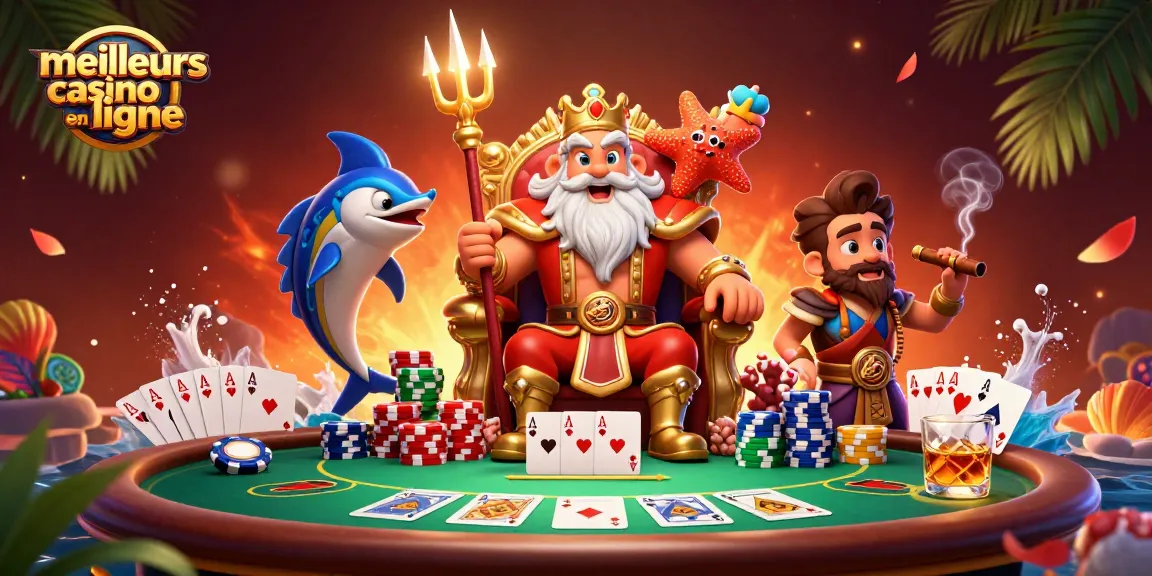 Découvrez les meilleurs casinos en ligne avec Neptune au poker et une ambiance lumineuse captivante.