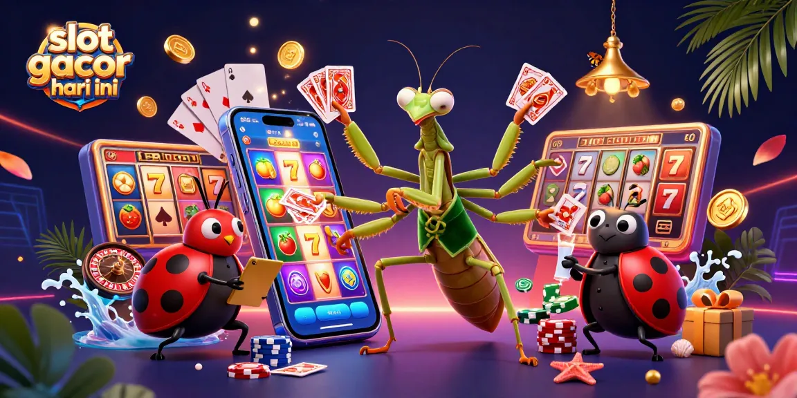 Slot gacor hari ini menawarkan pengalaman menarik dengan karakter unik dan elemen permainan kasino di sekelilingnya.