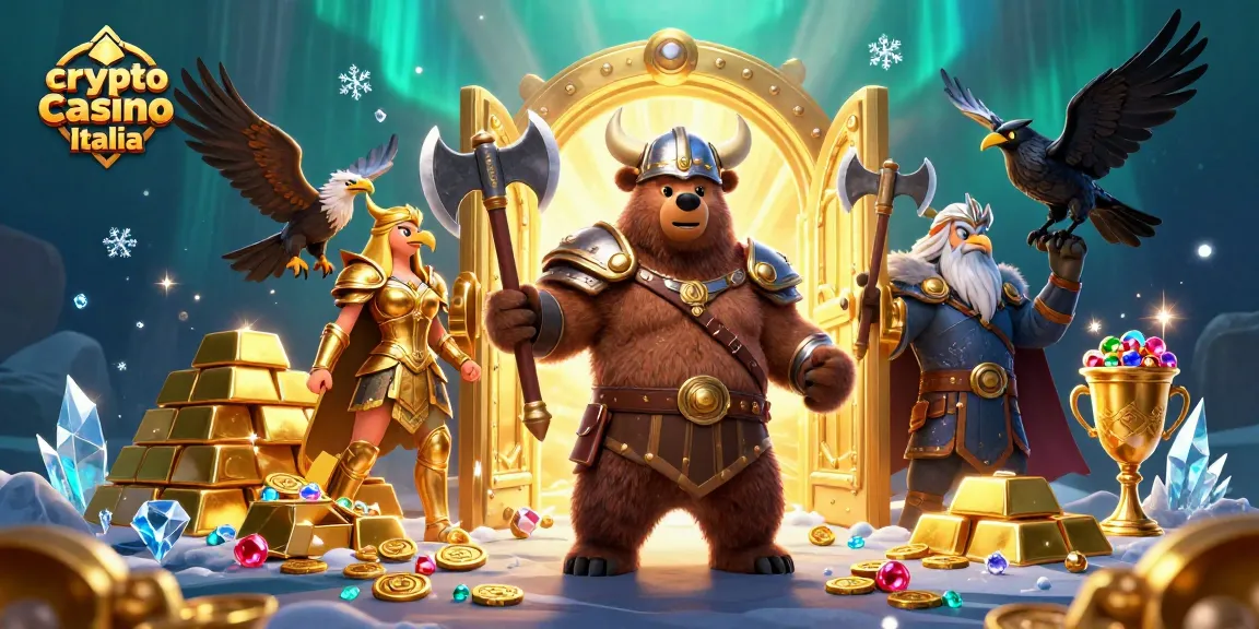 Gioca nei migliori crypto casino Italia con un orso vichingo e un'aquila in questo potente ambiente di gioco.