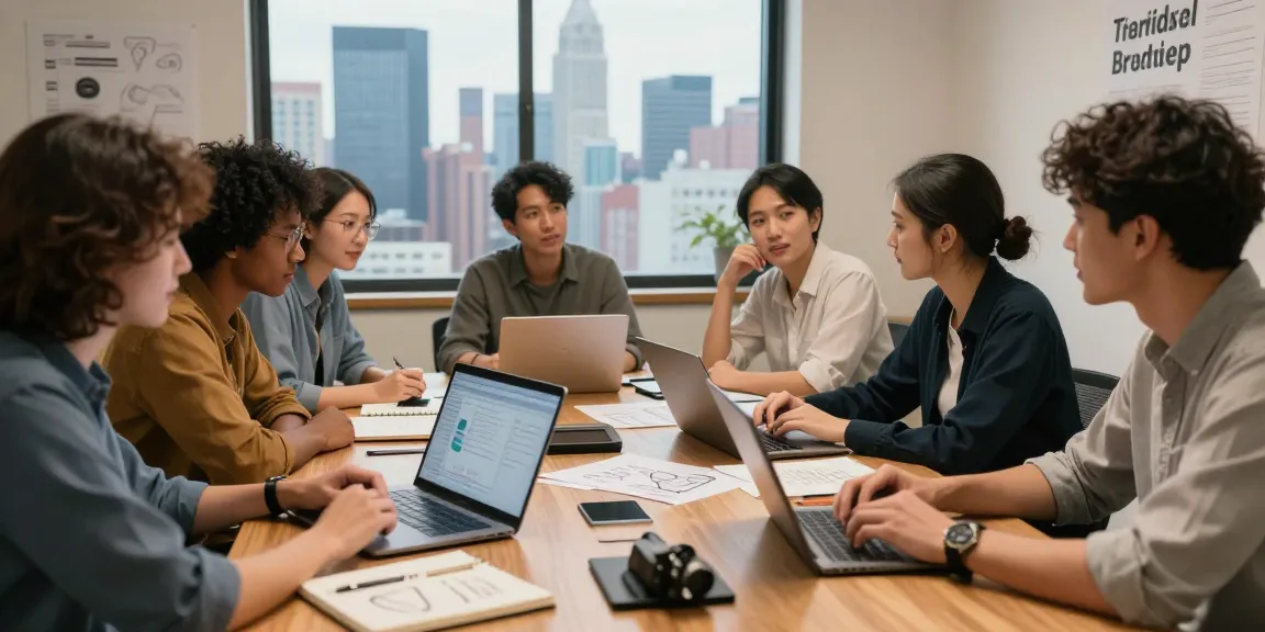 Entrepreneurs collaborating on business ideas at https://www.startsomethingpc.com, showcasing innovative startup strategies.