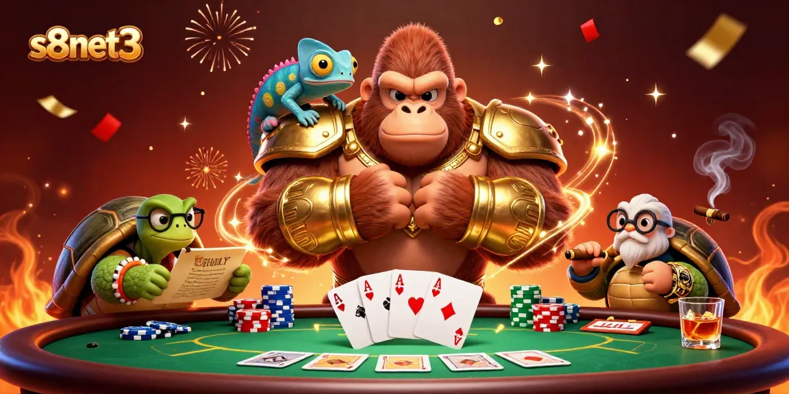 Experience thrilling gameplay at s8net3 with vibrant casino characters and rich poker elements.