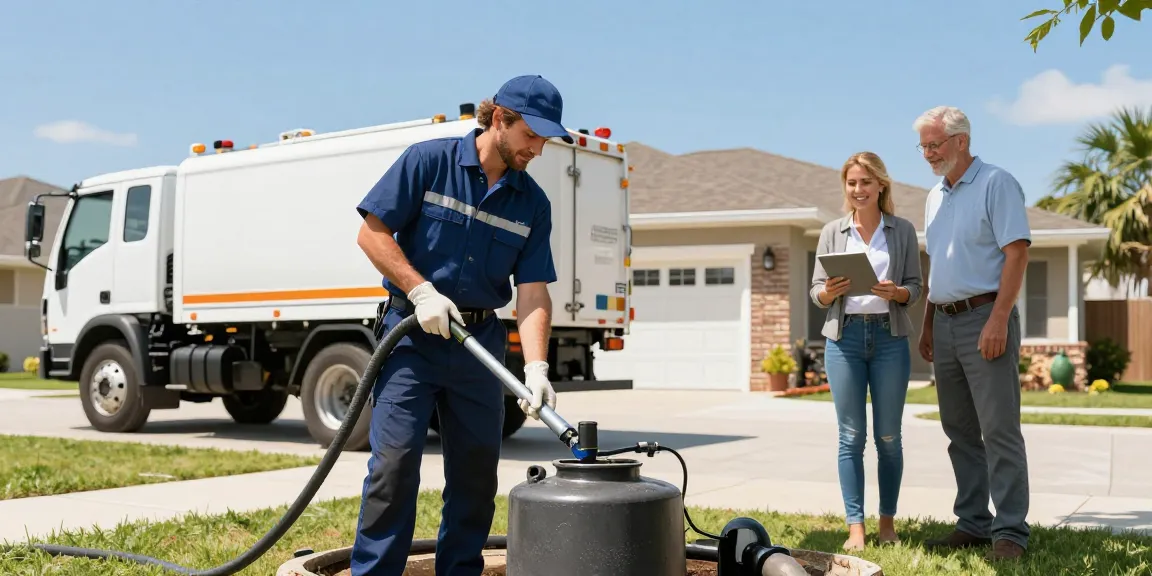 Septic pumping by local trusted provider ensuring thorough and professional service in nearby community.