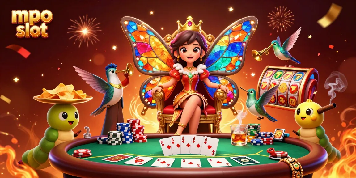 Experience stunning visuals of mpo slot with vibrant characters and dynamic casino elements.