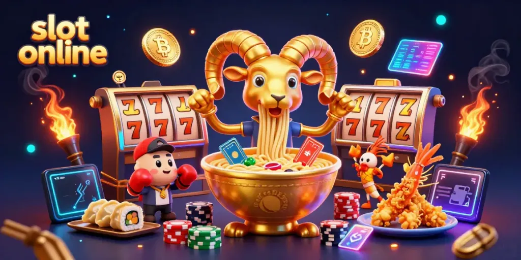 Experience thrilling slot online action with dynamic characters and vibrant casino elements.