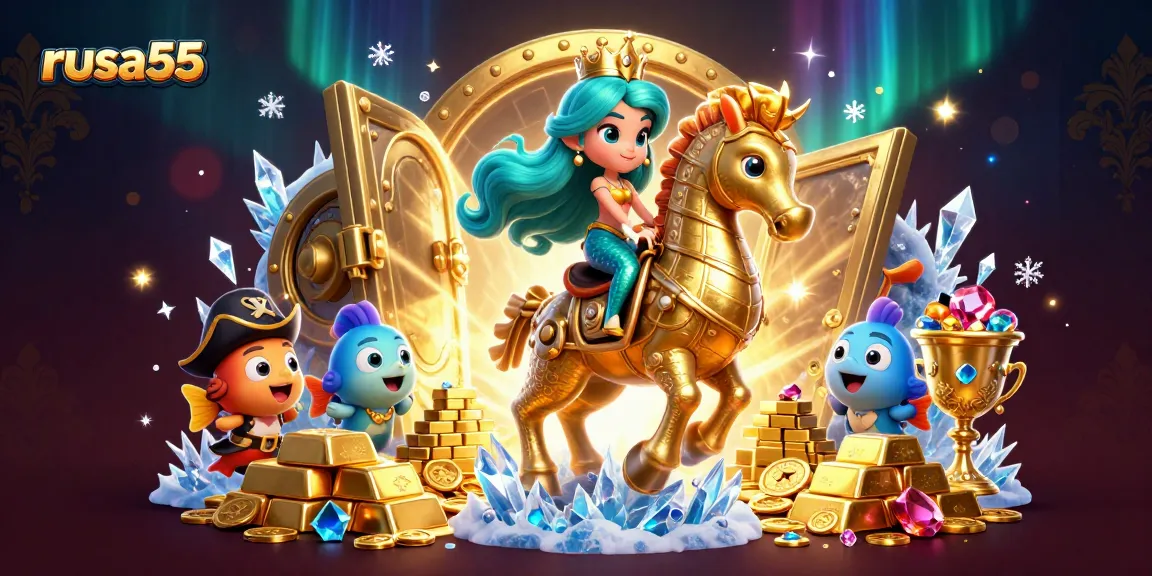 Experience winning adventures on rusa55 with vibrant casino elements and enchanting treasures.