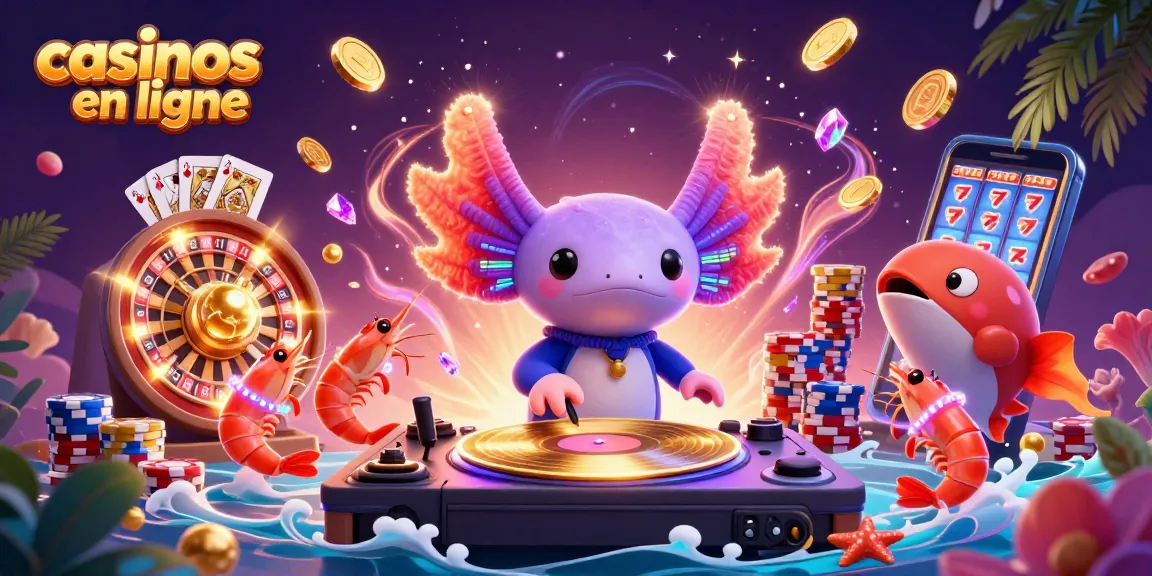 Jouez dans les casinos en ligne avec des graphismes vibrants et dynamiques dans un cadre aquatique.