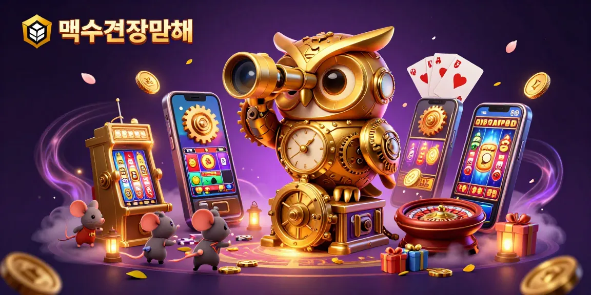 먹튀검증업체의 안전성을 강조하는 화려한 카지노 장면