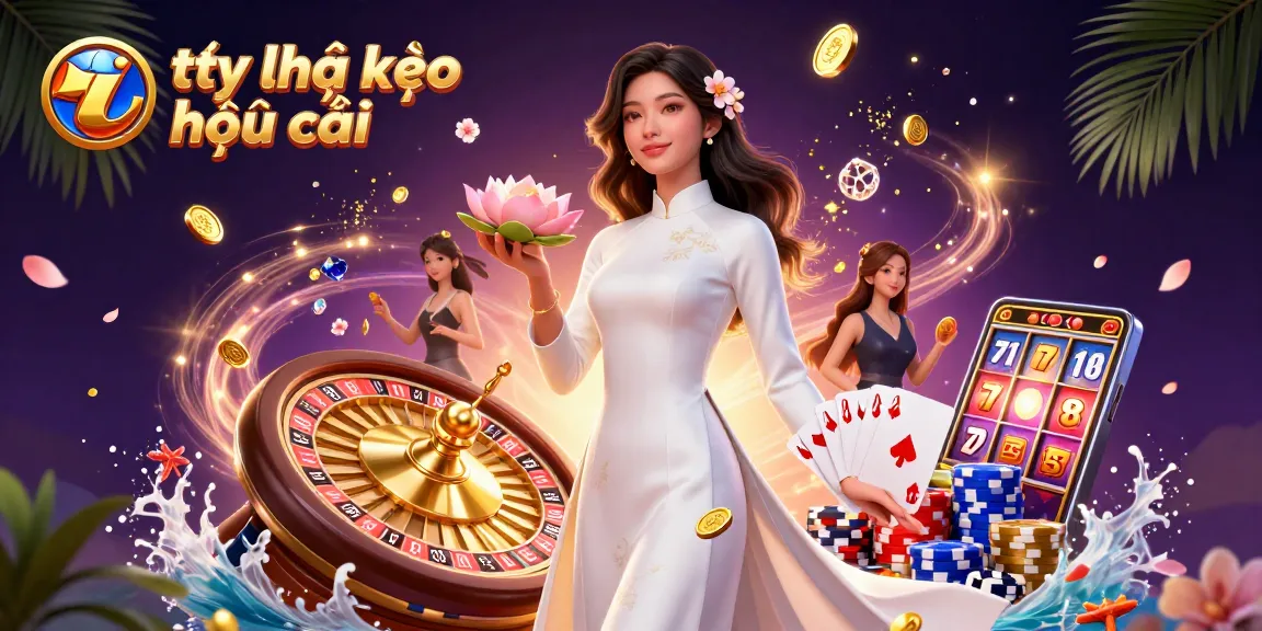 Experience thrilling tỷ lệ kèo nhà cái tips with visual splendor in this vibrant casino illustration.