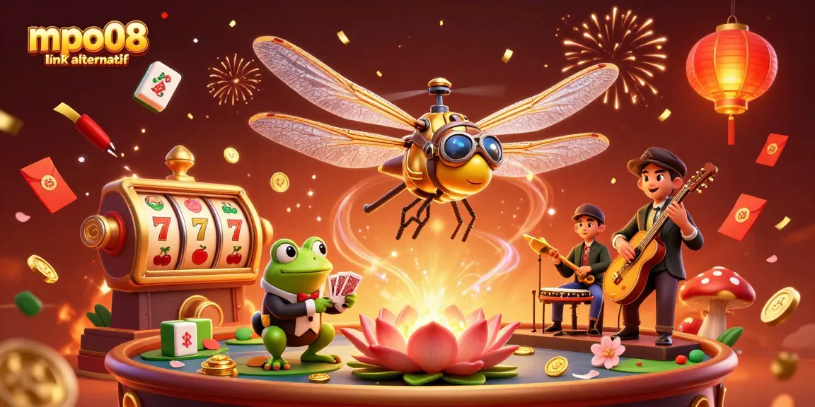 Engage with luck on mpo08 link alternatif in a vibrant casino scene filled with thrilling games.