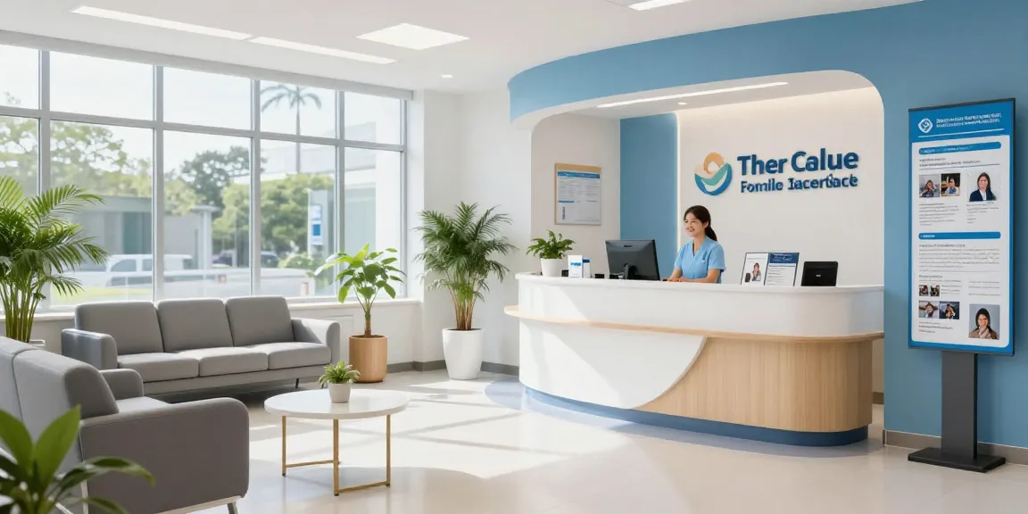 David Hoffmeister reviews in a healthcare context showcasing patient care in a modern medical clinic.