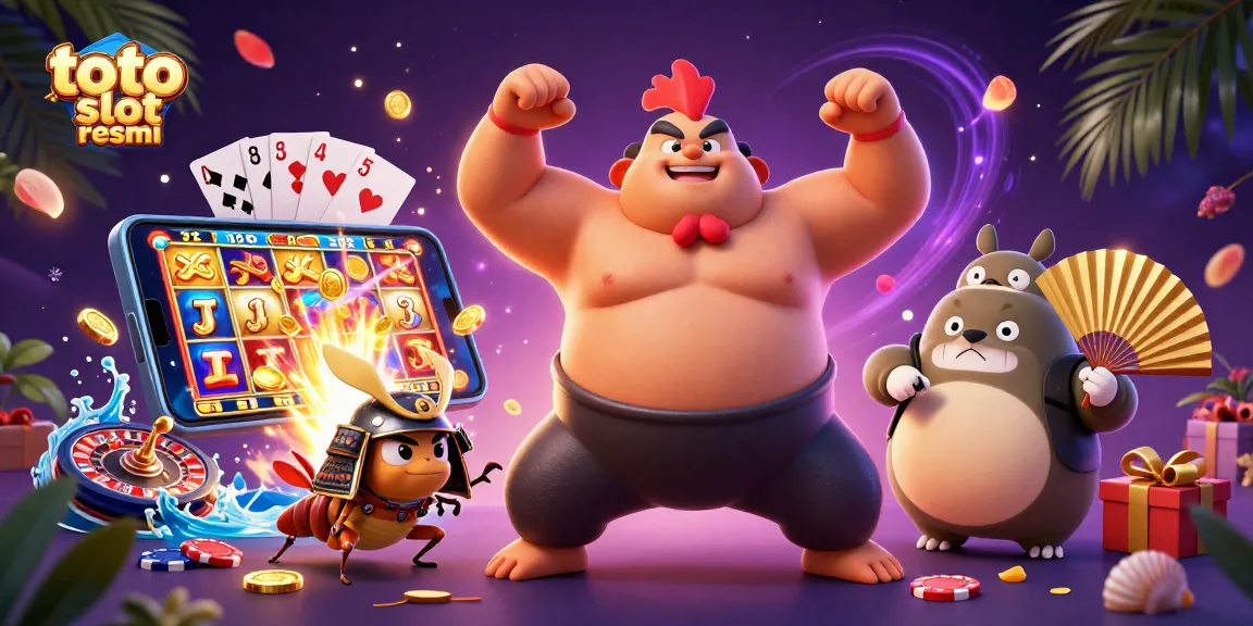 Experience thrilling gaming action at toto slot resmi with exciting slot game elements and unique characters.