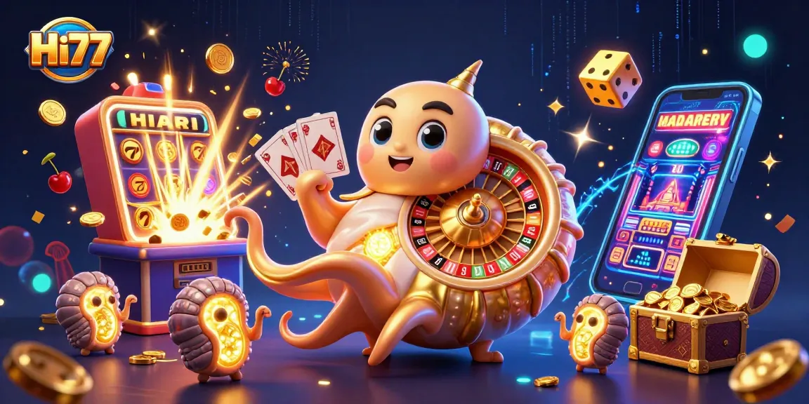 Experience thrilling betting action with Hi77, featuring dynamic gaming elements in a vibrant 3D world.