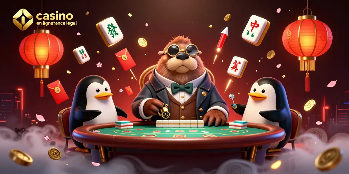 Jouez au casino en ligne France légal avec des personnages 3D créatifs dans une scène de poker dynamique.
