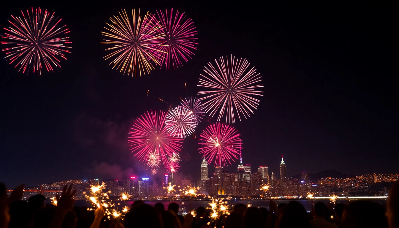 Celebrate fireworks uk with colorful explosions lighting up the night sky. related image